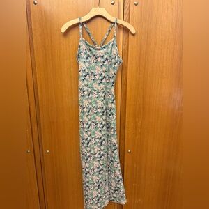 PACT Floral Print Maxi Dress